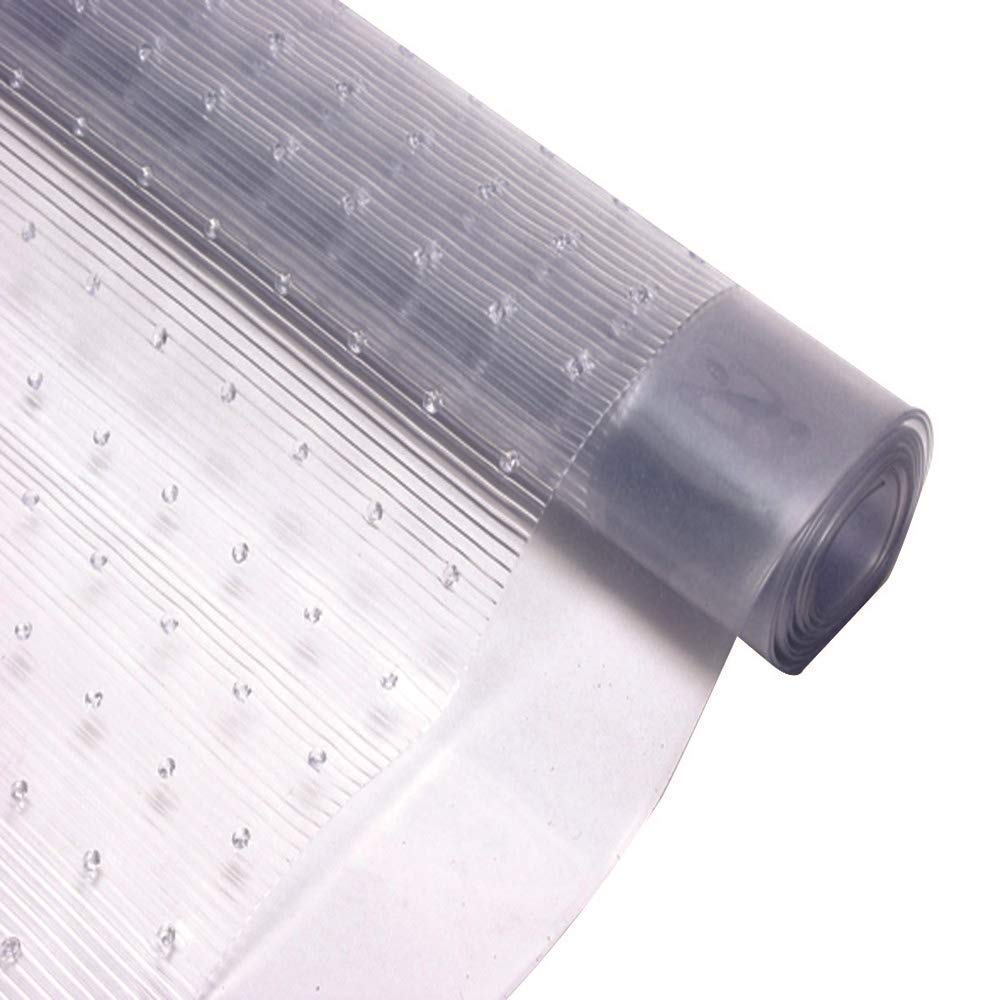 Wilson Direct Heavy Duty Clear Vinyl Plastic Carpet Protector Floor Mat Plastic Hallway Kitchen Runner Area Rug Home Office Floor Stairs 15 FT Long Width 27"