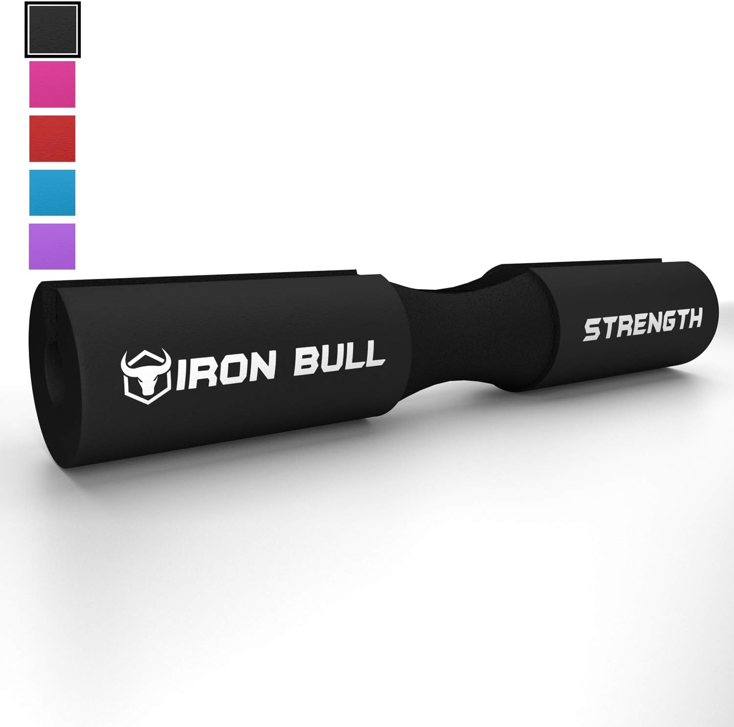 Iron Bull Strength Advanced Squat Pad - Barbell Pad for Squats, Lunges & Hip Thrusts - Neck & Shoulder Protective Pad Support (Black) : Garden & Outdoor