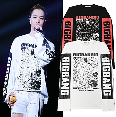 Amazon Bigbang G Dragon 出演服 韓国スター ビッグバン 韓流グッズ 長袖 T シャツ Tシャツ カットソー 通販