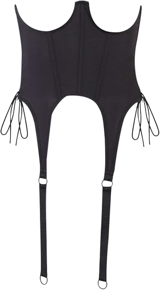 Damen Taillenmieder Unterbrustkorsett - Verstellbare Shapewear Mit Haken & Ösen