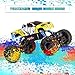 Theefun 2.4GHz 4WD RC Graffiti Rock Crawler with Lights Dual Motors Rechargeable 1:16 Scale Monster Truck Off-Road RC Car (Vary in Doodle Style)