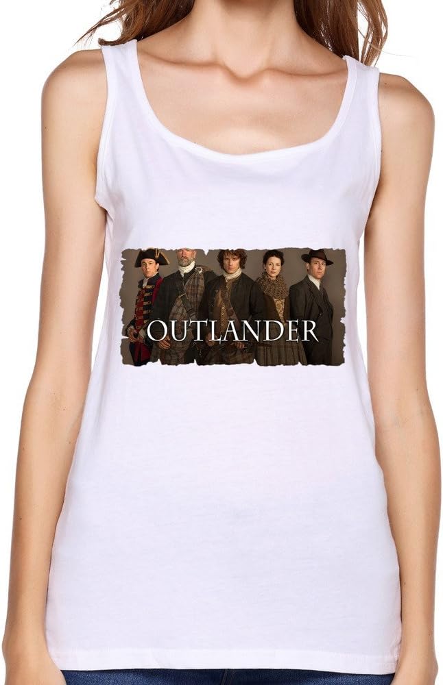 verhgtrhs Outlander Tv Serise 2016 Poster Tank Top for Women White