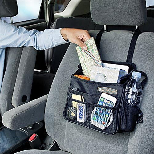 ClothingTalks Car Seat Organizer/Auto Backseat Organizer/Multi-Pocket Travel Sundry Hanging Storage Cooler Bag For Wtaer/book/ Bottle/Cool Beer For Baby Stroller &amp; Kid Travel Accessories