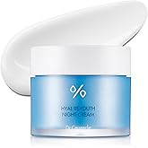 Dr.Ceuracle Hyal Reyouth Night Cream - Korean Skincare Overnight Face Moisturizer for Moisturizing and Hydrating, Formulated with Hyaluronic Acid Complex (60g / 2.11 oz.)