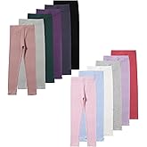 Chicduo 12 Pack Girls Leggings Toddler Girl Pants Casual Yoga Pants for Girls High Waisted Stretch Leggings Kids