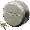 THPXL Hockey Puck Door Lock – Universal Fit Padlock with Internal Shackle – Re-Keyable High-Security Lock for Commercial Door
