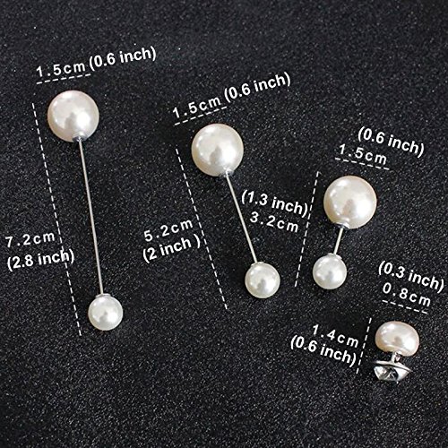 Joyci Brooch Simple Korean Style Coat Pins Cardigan Collar Button DIY Brooch Pin (Style A)