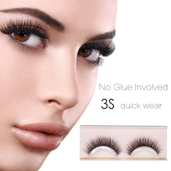 SelfAdhesive Eyelashes Pack 3D False Eyelashes Non
