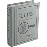 WS Game Company Clue Vintage Bookshelf Edition Board Game Linen Fabric Book Box, Die-Cast Weapons & Wood Movers, 1949 Retro Design, Clue Board Games for Kids, Adults & Family, Ages 8+