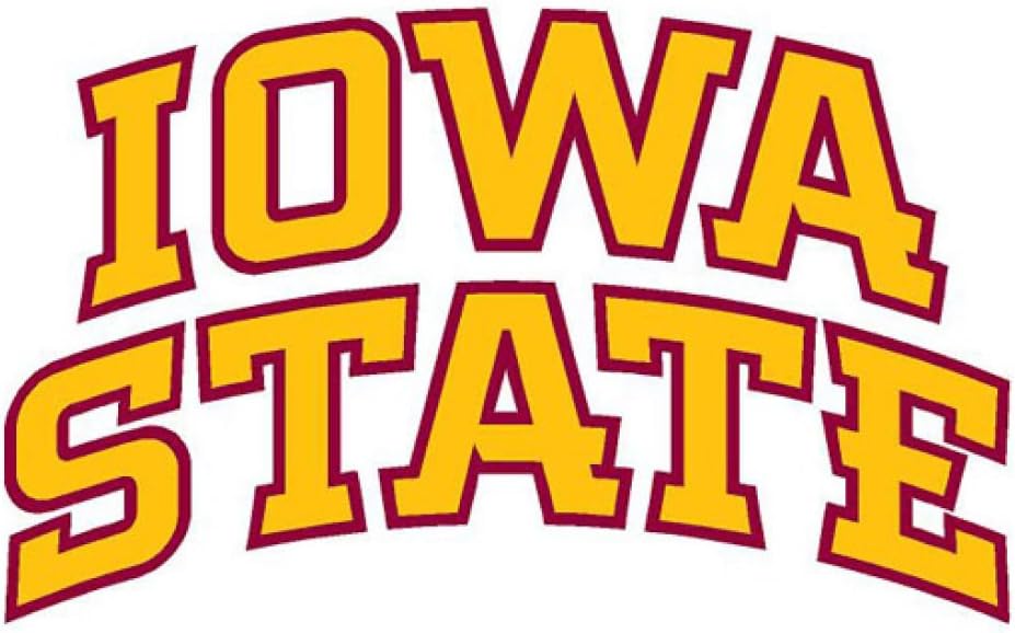 Wincraft Iowa State University Chrome Decal - Officially Licensed 3" X 7" Vinyl Sticker