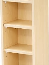 Oypla 6 Tier Beech Wooden CD DVD Game Shelf Storage Tower 102 CD Capacity view 7