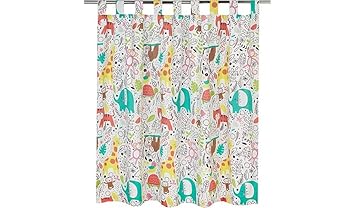 Official Asda George Home Pair Of Curtains Jungle Fever Design