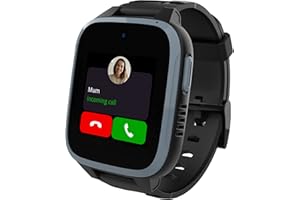 XPLORA XGO 3 - Watch Phone for Children (4G) - Calls, Messages, Kids School Mode, SOS Function, GPS Location, Camera and Pedometer – (Subscription Required) (Black)