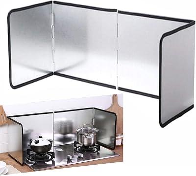 Wuciray 40CM Folding Stove Splatter Guard Screen Kitchen Frying Pan Hob Oil