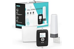 INVCALL Cell Signal Booster for Home AT&T Verizon T-Mobile 5G 4G LTE GSM - Latest Tower Cell Phone Booster Band 2/4/5/12/13/17/25 Designed for Weak Signal Cell Booster Touch Screen FCC Approved