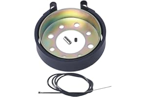 AKSGKGQ Rear 4" Drum Brake Band Pin Brake Cable Kit for Predator 212 420 196cc ATV Manco Bandit Critter 1492 4316 297 Go Kart Rotary 484 Azusa 2251-B Yard Cart