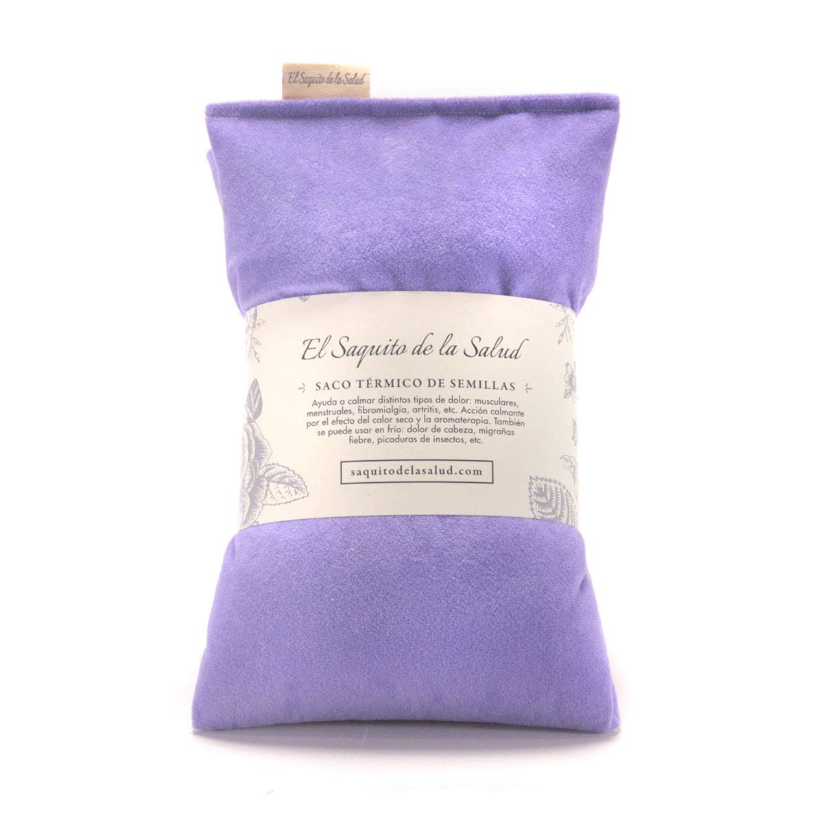 Saco Térmico Semillas Microondas Violeta Aterciopelado (Romero, M ...