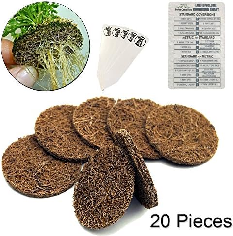 VARIOUS AMOUNT HYDROPONIC EZ CLONE EZ-COCO SEED STARTERS + TWIN CANARIES CHART &amp; STAKES - 20 pieces