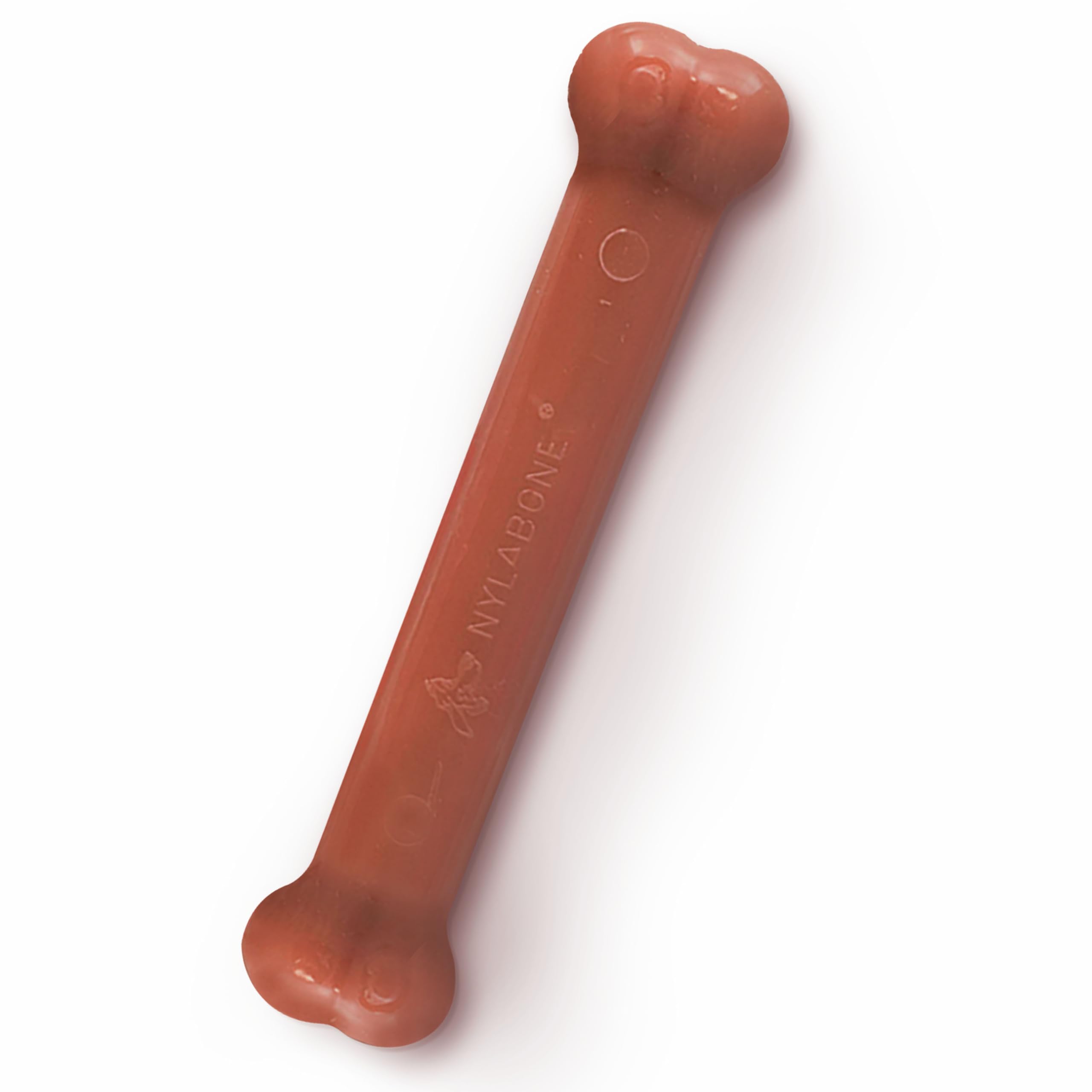 Nylabone Dura Chew Extreme Tough Dog Chew Toy Bone, Bacon Flavour, L, for Dogs Up to 23 kg,Brown