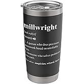 Millwright Funny Dictionary Definition Stainless Steel Insulated Tumbler