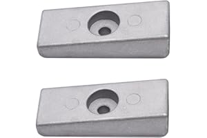BOLEWIN 826134Q Side Pocket Aluminum Anode Compatible with Mercury Outboard 2 Pcs