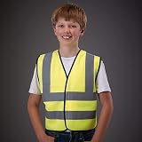Yoko Hi-Vis Childrens Kids Reflective Waistcoat Fluorescent Pink Size S view 2