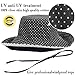 Erigaray UPF50 Lightweight Sun Hat for Womens Girls with Detachable Chin Cord Packable Wide Brim Beach Hats, 54-60CM (Large)