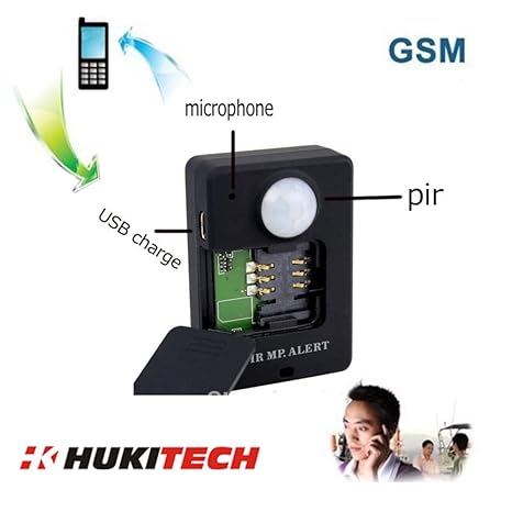 GSM Mobile Alarma con PIR Detector de movimiento y sensor de infrarrojos – Quad banda con