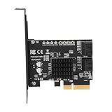 Wendry PCI-E Expansion Card, 4-Port SATA3.0 RAID