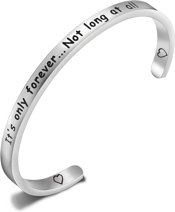 Amazon Maofaed デイヴィッド ボウイ 歌詞 ラビリンスにインスパイアされたギフト It S Only Forever Not Long At All レディース ブレスレット 妻 彼女 親友 ブレスレット 通販