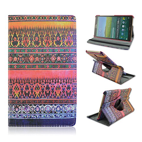 Samsung Galaxy Tab S 8.4 Case,SAVYOU 360 Degree Rotating Painting PU Leather Folio Book Flip Case with Folding Stand Case Cover for Samsung Galaxy Tab S (SM-T700) (C4)