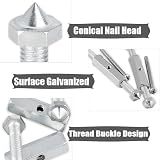 Huanfeimo 21PCS Cassette Screws Support Rod Kit for 86 Type Switch Box Repair view 3