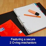 Oxford Premium A4 Ring Binder Orange 25mm 40mm Spine Laminated Board view 3