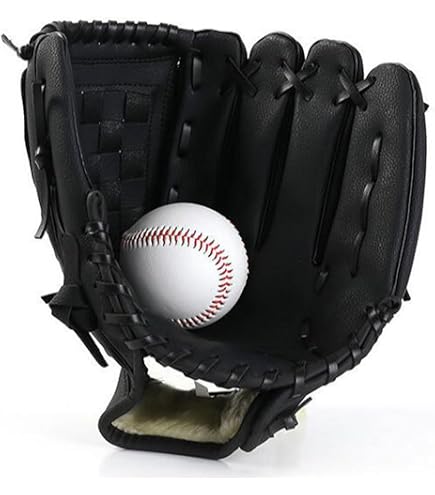 Gant De Baseball / Softball Cuir Synthétique – Gant Gauche Lanceur Épais, Adulte & Ado