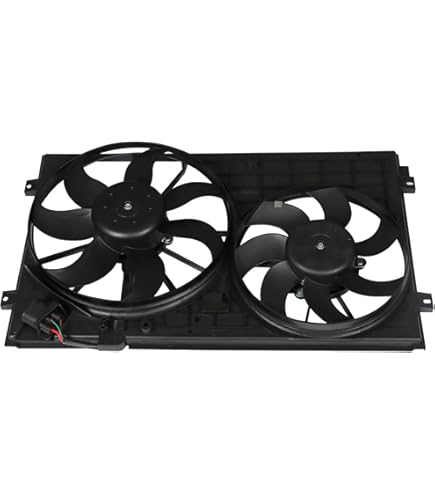 Dual Electric Cooling Fan Radiator Cooling Fan For 2005-2016 Volkswagen Jetta & 2006-2018 Passat - Dual Fan Assembly, Direct Fit Evan-Fischer Radiator Fan - Foto 12