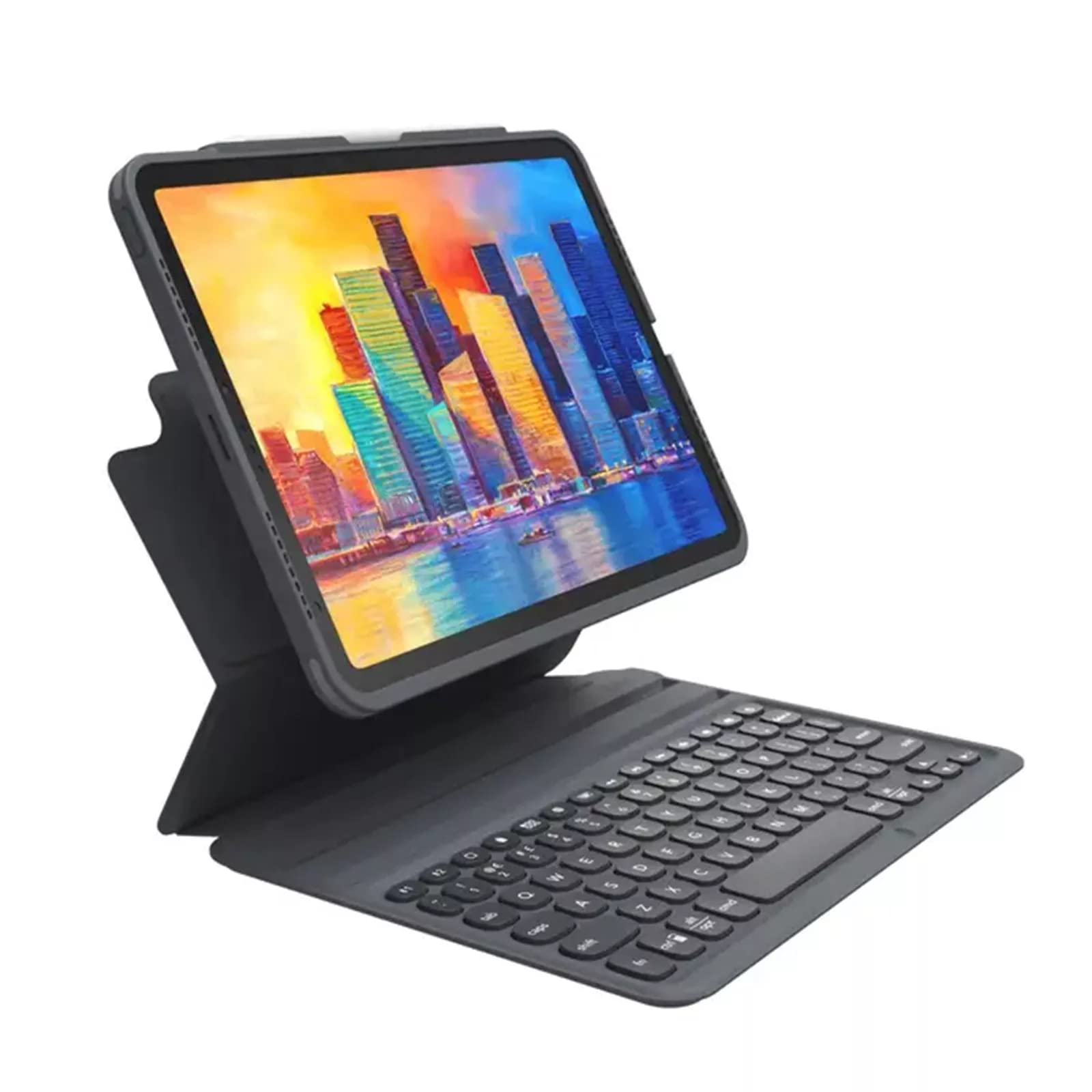ZAGG Pro Keys iPad Bluetooth Keyboard and Folio Case for 10.9-inch iPad (Gen 4 & 5) Backlit Keys, Pencil Holder, Detachable, Multi-Device Pairing, Adjustable Stand, Magnetic Closure (English)