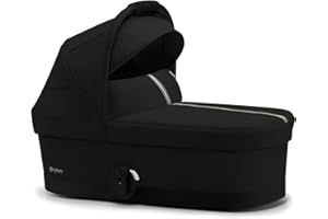 Cybex Cot S - Compatible with The Avi Spin Jogging Stroller - Moon Black