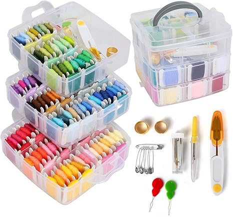 Amazon Japhot 刺繍糸セット 刺しゅう糸 刺しゅうキット 150色入り 刺繍針 糸通し はさみ 指ぬき 裁縫セット ソーイングセット 裁縫道具 Diy おしゃれ 初心者向け 箱入り 収納便利 手作り 衣類補修 小学生 家庭科 男女兼用 家庭用 初心者 刺しゅう糸 通販