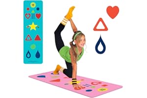 Chi Universe, Yoga Mat, Yoga Game, Kids, Tween, Adult sizes, How-To Poster, Free Game App, Follow the Symbols, Aligns the Body, Easy to Learn, All Levels, Chi Mat, Yoga, Fitness, Exercise, Meditation, Wellness