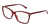 Gucci 0025O Optical Frame 004 Red 56 mm