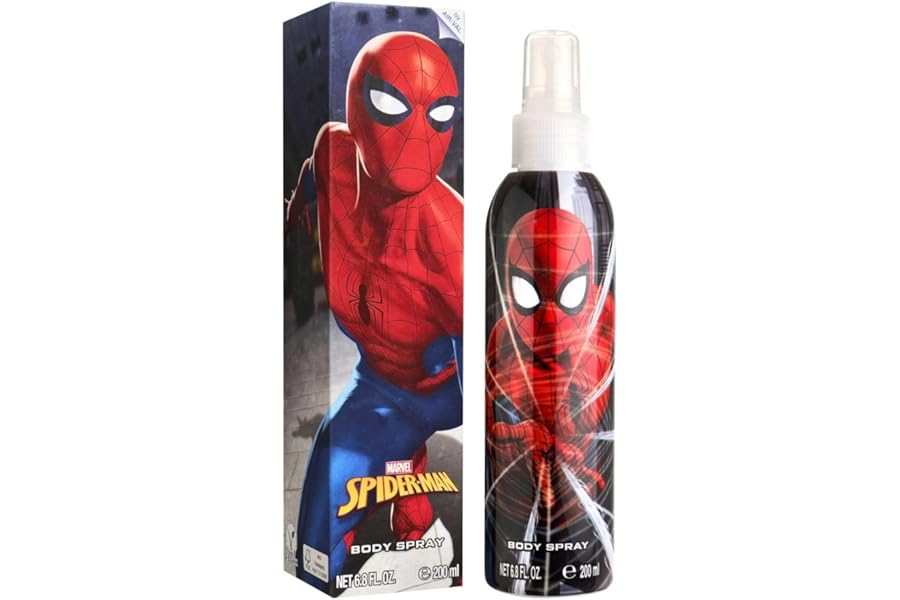 Marvel Spider-Man, Cool Cologne For Kids, Red/White/Blue/Black, 6.8 Fl Oz