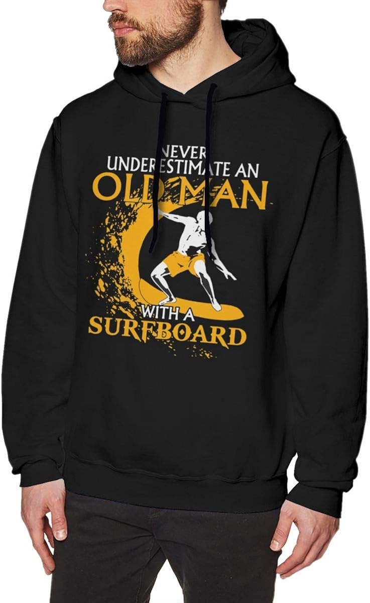 Herren Kapuzenpullover, Hooded Sweat, Never Underestimate an Old Man