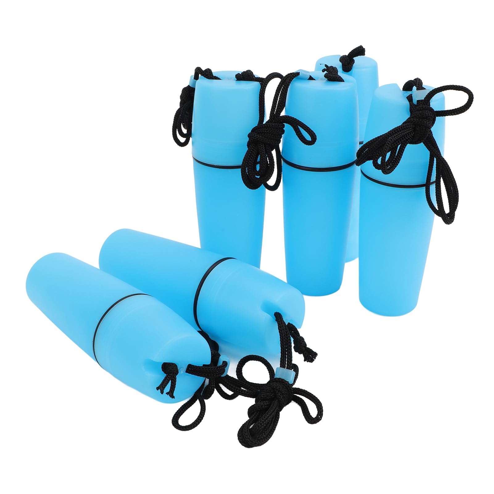 Naroote Swim Tow Float, Swimming Tow Float, 6pcs Diving Kayak Container Bottle Boat Floating Bottle Hook Rope Safe Waterproof Swim Buoy Swim Buoy Tow Float Dry Container Bottle Capsule Holder