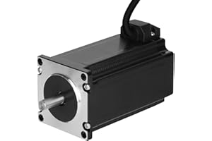 YEJMKJ Nema 23 Stepper Motor 100MM Bipolar 4A 2.4Nm/339.84oz.in 1.8 Degree Nema23 57 Motor 2 Phase 4-Lead High Torque 3D Printer Motors for CNC Router Engraving Machine, 2.25x2.25x3.94inch