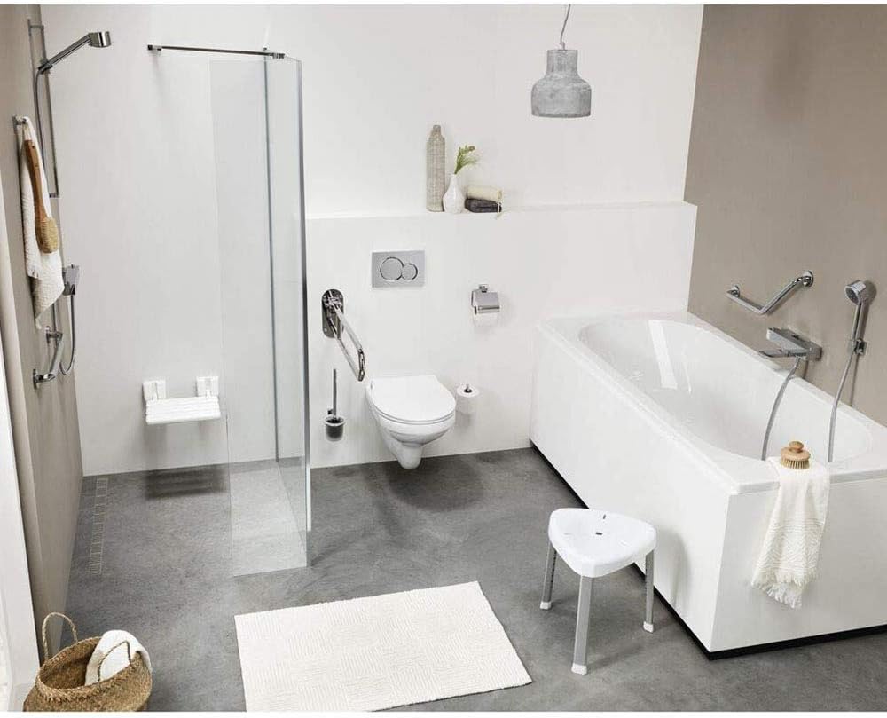 HSTYAIG Grab Bar Shower Handle Bathroom Balance Bar Safety Hand Rail Support for Tub, Handicap, Elderly, Injury, Kid, Senior Assist Bath Handle, Non-Skid (Style B): Home & Kitchen