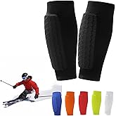 Shin Defender Shin Guards Kids, Soccer Shin Guards for Youth Adult, Lightweight Calf Protective Gear for Football Soccer with Honeycomb Pads