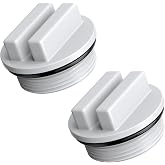 MUSCCCM SP1022C 1.5" Threaded Pool Drain Plug with O-Ring | For Most Pentair Hayward Sta-Rite Pool Filters Compatible, Winterizing Plug/ Filter Repair/ Pool Closure (2 Pack)