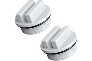 MUSCCCM SP1022C 1.5" Threaded Pool Drain Plug with O-Ring, for Most Pentair Hayward Sta-Rite Pool Filters Compatible, Winterizing Plug/Filter Repair/Pool Closure (2 Pack)