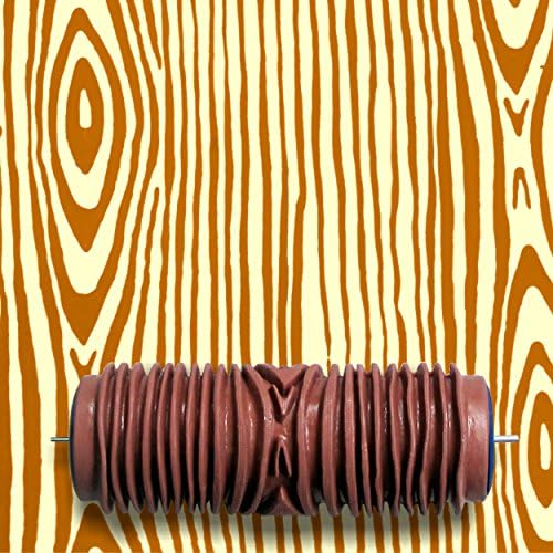 Rolling Robin Patterned Paint Roller Kit. Stencil For Creating Paint Patterns, Murals & Borders. Ideal Alternative To Wallpaper, Wall Decals & Stickers. Decorative Designs For Furniture, Nursery, etc