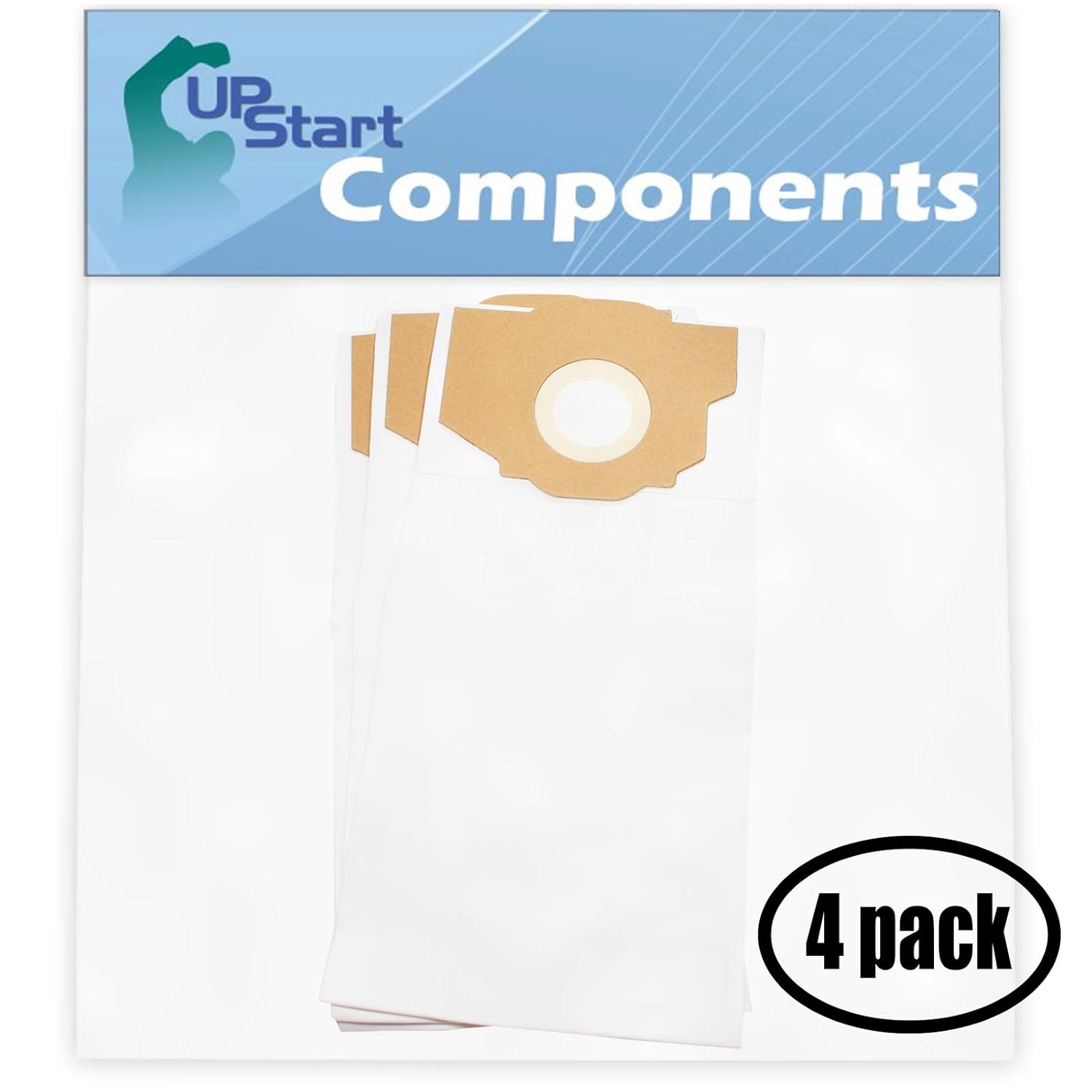 UpStart Battery 12 Replacement Eureka Boss SmartVac 4870MZ Vacuum Bags with 7-Piece Micro Vacuum Attachment Kit - Compatible Eureka Style RR Vacuum Bags (4-Pack - 3 Vacuum Bags per Pack)